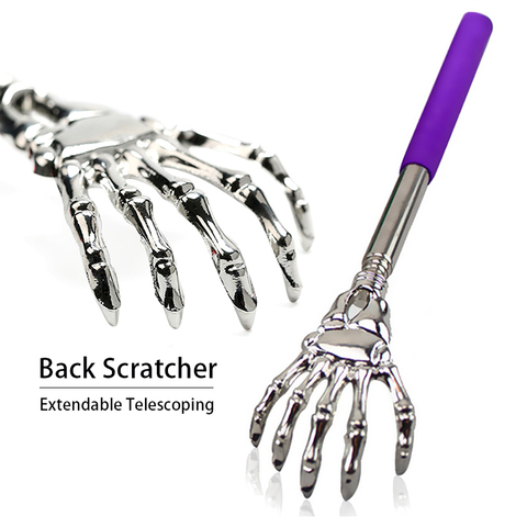 Back Scratcher Telescopic Scratching Backscratcher Massager Back Scraper Extendable Telescoping Itch Relief Random Color 1piece ► Фото 1/6