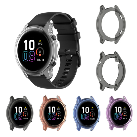 Защитный чехол из ТПУ, мягкий чехол для Huawei Honor Magic Watch 2 46 мм 42 мм, защитный чехол, рамка, аксессуары для умных часов ► Фото 1/6