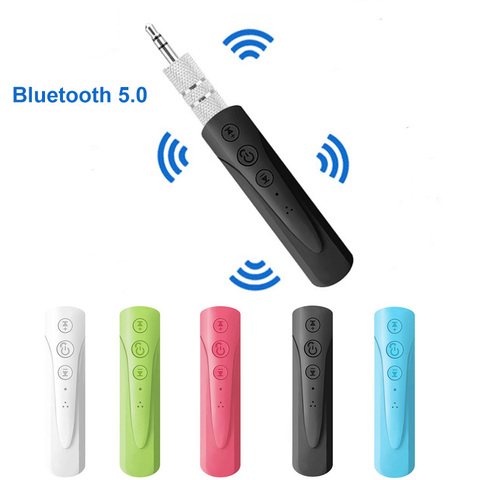 Bluetooth 5,0 3,5 мм разъем для приемника Aux аудио приемник адаптер для телефона наушников беспроводной музыки MP3 Bluetooth автомобильный комплект адаптер ► Фото 1/6