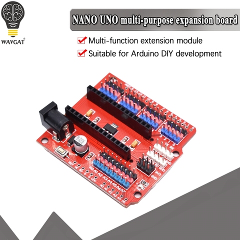 Бесплатная доставка, многофункциональная Плата расширения NANO и UNO для arduino nano 3,0 WAVGAT ► Фото 1/6