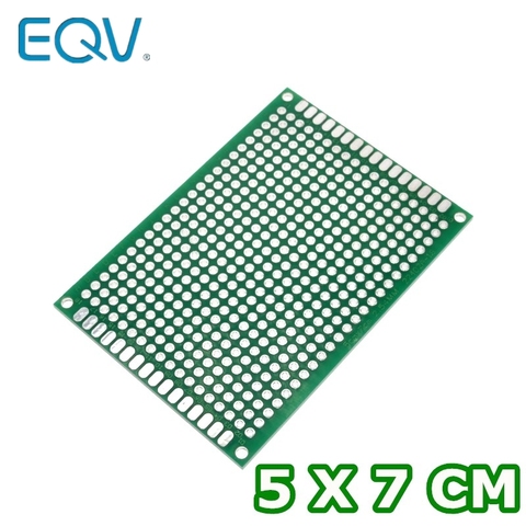 EQV 5*7 PCB 5x7 PCB 5 см 7 см двухсторонний Прототип PCB diy универсальная печатная плата ► Фото 1/1