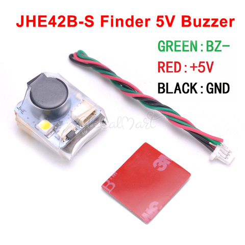 JHE42B-s Finder 5V Super громкий звонок Tracker 100DB светодиодный ным зуммером для FPV RC Racing Drone Flight Controller ► Фото 1/6