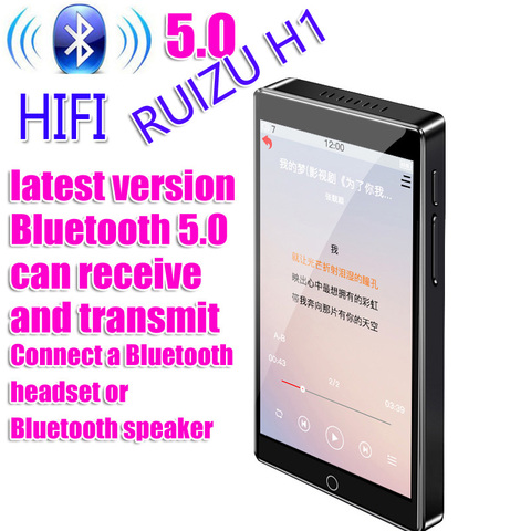 Оригинальный музыкальный MP3 плеер ruizu H1, Bluetooth, без потерь, 1,8 