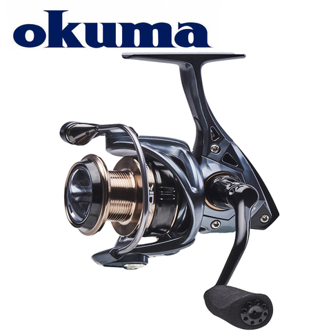 Рыболовная спиннинговая катушка OKUMA EPIXOR XT, 7BB + 1RB, подшипники из нержавеющей стали, 5-12 кг, мощный коррозионно-стойкий графитовый корпус/Ротор ► Фото 1/4