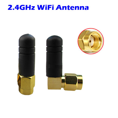 Антенна Wi-Fi 2 дБи, мини-антенна, направленный RP SMA соединитель для материнской платы, модема, USB-адаптер AP Client FPV удлинитель для передатчика ► Фото 1/6