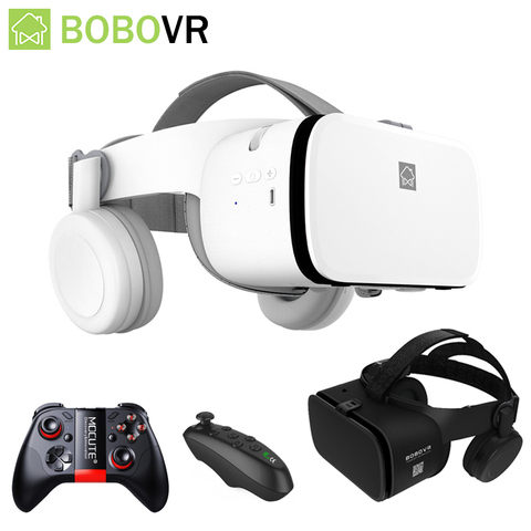 Bobo VR Z6 Смарт 3D шлем Viar Bluetooth 3D очки Виртуальная реальность гарнитура шлем очки линзы для телефона смартфон 4,7-6,2' ► Фото 1/6