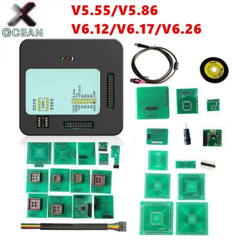 Черная металлическая коробка XPROG V5.55 V5.86 V6.12 V6.17 V6.26, улучшенный интерфейс программирования XPROG M 5,55 6,12 6,17 ECU Xprog-M ATMEGA64A ► Фото 1/1