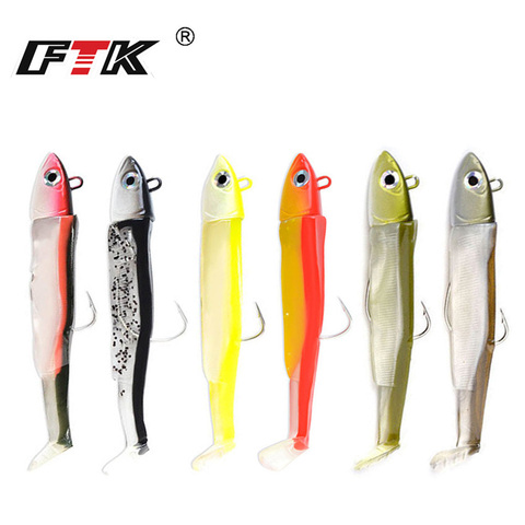 ФТК черный minnow jig head рыболовная приманка мягкие приманки Щука 5g/12g/ 2 5g бас Рыбалка на сельдь мягкий лодки для доставки прикорма и оснастки код... ► Фото 1/6