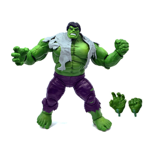 Фигурка героя Marvel Legends 80th Incredible-Hulk из 2 пакетов, эксклюзивная свободная экшн-фигурка 8 дюймов ► Фото 1/3