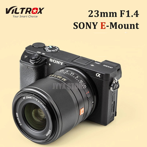 VILTROX 23 мм F1.4 Автофокус E объектив фотосессия Большая диафрагма портретный объектив для Sony E mount A7R III A7 A9 II A6300 A7S A6400 камера ► Фото 1/6