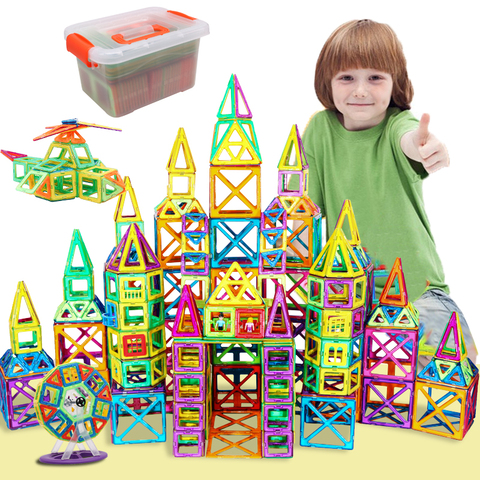 Магнитные блоки мини-размера 2022, магнитные дизайнерские строительные игрушки, набор магнитных обучающих игрушек для детей, подарок для дет... ► Фото 1/6