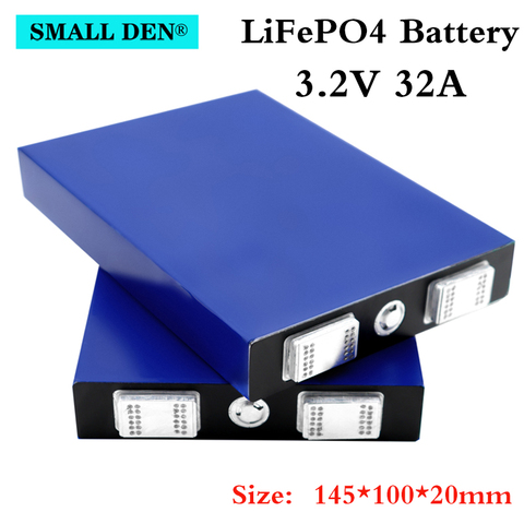 1-12 шт Новый 3,2 V 32Ah Аккумулятор LiFePO4 фосфат 12V 4S 24V 32000mAh мотоциклетные автомобильные аккумуляторные батареи для двигателя модификация никеля ► Фото 1/6