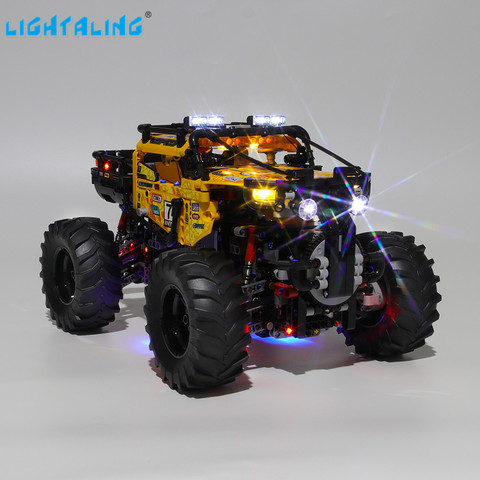 Светильник со светодиодсветильник кой Light aling для Technic 4X4 X-treme Off-Roader, игрушки, строительные блоки, совместимые с 42099 (только набор светильник и... ► Фото 1/6