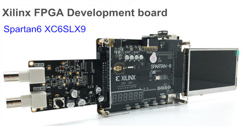 Плата FPGA Xilinx spartan FPGA макетная плата Xilinx spartan6 XC6SLX9 с 256 Мб SDRAM EEPROM FLASH SD card Camera VGA ► Фото 1/4