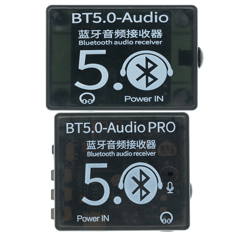 Мини Bluetooth 5,0 декодер доска Аудио приемник BT5.0 PRO MP3 без потерь плеер Беспроводной стерео музыки усилителя класса модуль с Чехол ► Фото 1/6