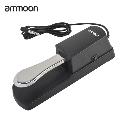 Ammoon Piano Sustain Pedal для поддержки клавиш Демпферная педаль для электрического пианино Roland ► Фото 1/6