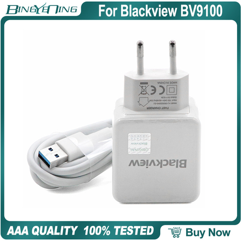 Новый оригинальный USB адаптер питания зарядное устройство для Blackview BV9100 ЕС вилка путешествия 5V5A TPYE-C USB кабель для передачи данных зарядный кабель ► Фото 1/4