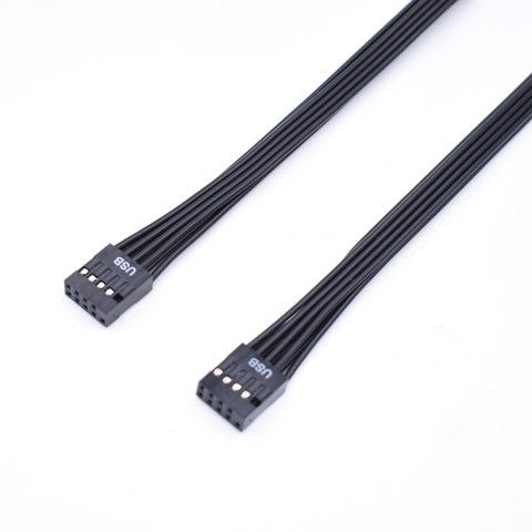 30 см/50 см USB 2,0 9-контактный внутренний кабель для разъема материнской платы ► Фото 1/2