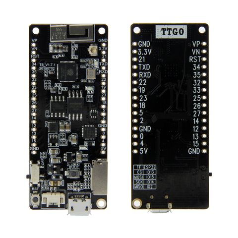 Лилиго®TTGO T8 V1.7.1 ESP32 8 Мб PSRAM TF карта, 3D антенна, Wi-Fi и Bluetooth, с микропитоном, с поддержкой Bluetooth ► Фото 1/6