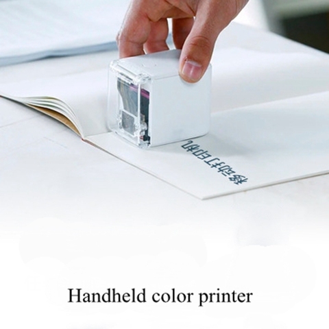 Полноцветный портативный принтер, портативный струйный принтер на заказ, мини-принтер для печати татуировок ► Фото 1/6