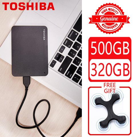 Внешний жесткий диск TOSHIBA 500 Гб 320 ГБ, HDD HD портативное устройство для хранения CANVIO USB 3,0 SATA 2,5 