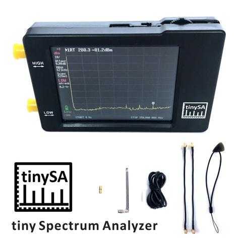 Ручной миниатюрный анализатор спектра TinySA, дисплей 2,8 дюйма с батареей ► Фото 1/6