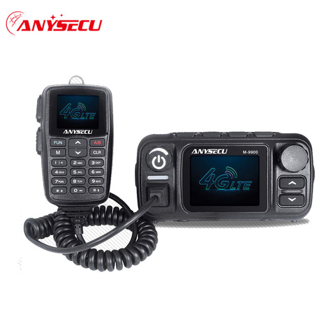 Двухрежимная Мобильная рация Anysecu M-9900 4G LTE POC VHF UHF, 25 Вт, любительская радиостанция, рация, коммуникатор, реальная сетевая рация PTT ► Фото 1/6