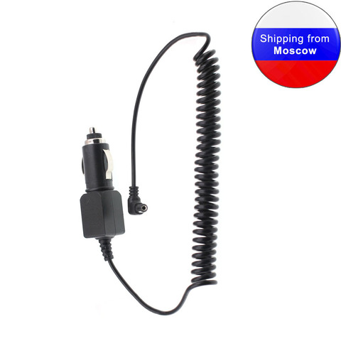 Автомобильный зарядный кабель 12-24 В, внешний кабель для Baofeng CCX-19 TYT 'd xun PUXING Walkie Talkie 5,5 мм, разъем, кабель для настольного зарядного устройства ► Фото 1/6