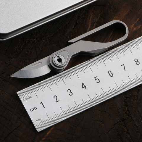 Зеленый шип мульти-функциональный titanium сплава m390 брелок Комбинированный нож для кемпинга на открытом воздухе портативный мини складной нож для повседневного использования, инструмент ► Фото 1/6