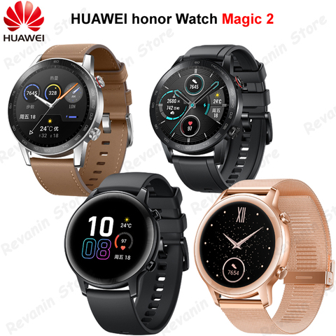 Honor magic watch 2 Смарт-часы Bluetooth 5,1 magicwatch 2 Смарт-часы с кислородом крови 14 дней телефонного звонка пульса для Android iOS ► Фото 1/1