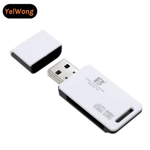 Высокоскоростной кардридер YelWong USB 2 в 1 для SD Micro SD TF карт адаптер для ПК ноутбука Аксессуары Набор для камеры ► Фото 1/5