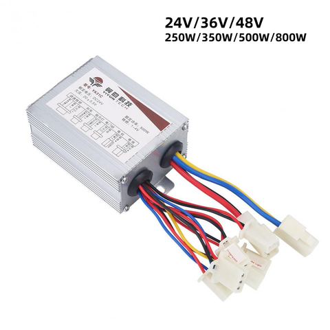 24V/36V/48V 250W/350W/500W/800W электрический велосипед Motor Матовый контроллер постоянного тока контроллер для электрического велосипеда E-аксессуар для велосипеда ► Фото 1/6