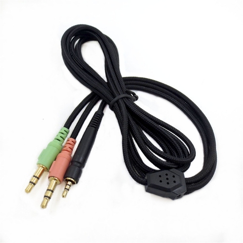 Сменный кабель для наушников Sennheiser- G4ME ONE GAME ZERO 373D GSP 350 / GSP 500 / GSP 600 (версия ПК 2 метра) ► Фото 1/6