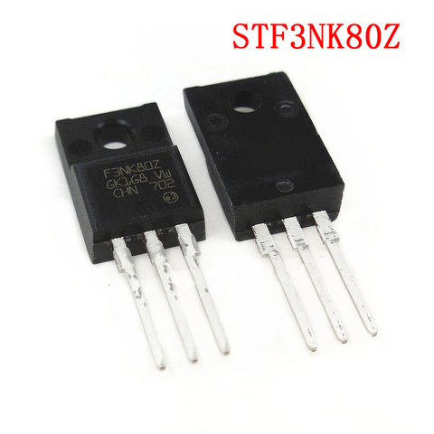 5 шт. STF3NK80Z TO-220F STF3NK80 TO-220 F3NK80Z Новый МОС Фет транзистор ► Фото 1/1