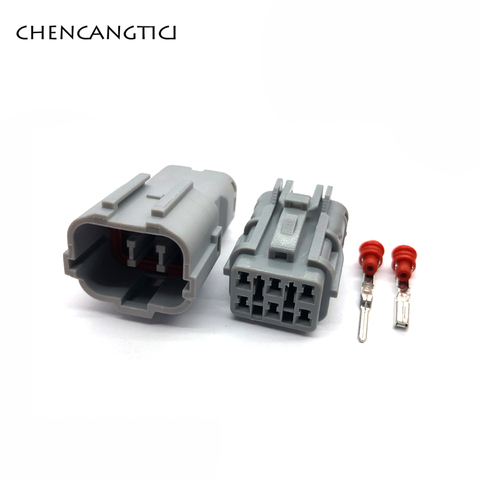 2 комплекта 6 Pin Way KET автомобильный водонепроницаемый ECU электрический провод разъем Женский штекер MG640337 MG610335 7222-7484-40 ► Фото 1/6