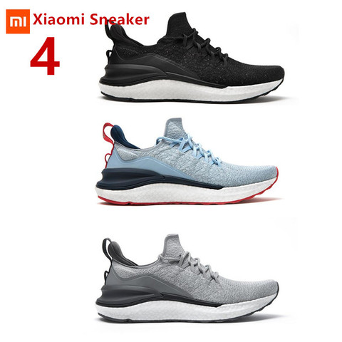 2022 XiaoMi Mijia Xiaomi Shoes 3 3th, мужские спортивные кроссовки, удобные, дышащие, светильник, умная обувь, для спорта на открытом воздухе, Goodyear Rubber ► Фото 1/6