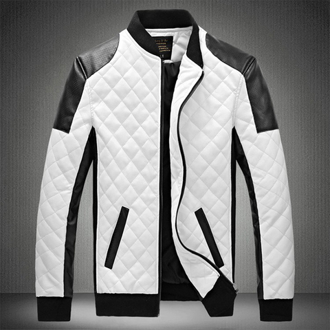 2022 мужские кожаные куртки, повседневные, высокое качество, Классическая мотоциклетная велосипедная куртка, мужские плюс толстые пальто, ве... ► Фото 1/6
