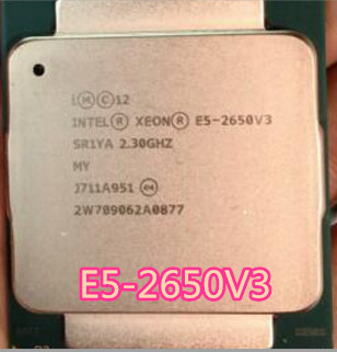 Процессор intel e5-2650 V3 e5-2650V3 e5 2650 V3, ЦПУ 22 нм 2,3 ГГц, десять ядер, разобранные детали ► Фото 1/1