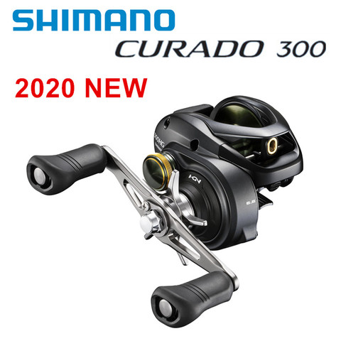 Новинка 2022, оригинальная Низкопрофильная Рыболовная катушка Shimano Curado 300 K 301K 300HGK 301HGK для заброса приманки ► Фото 1/3