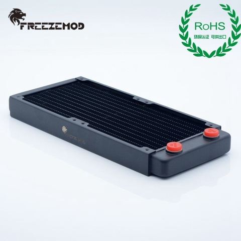 Кулер для ПК FREEZEMOD 240 мм, медный радиатор для ЦП heak sink 12 см fan G1/4 ROHS сертификация. TSRP-BP240 ► Фото 1/6