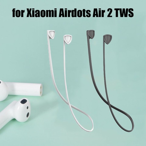 Ремешок для наушников Xiaomi Airdots Pro 2 Air 2S TWS, силиконовый шнур для наушников с защитой от потери, шнур для Airdots Pro 2, аксессуары ► Фото 1/6