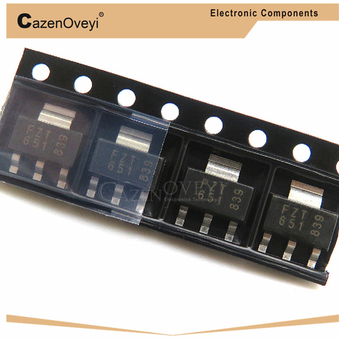 5 шт./лот FZT605TA FZT651TA FZT653TA FZT751TA FZT968TA FZT605 FZT651 FZT653 FZT751 FZT968 SOT-223 в наличии ► Фото 1/2