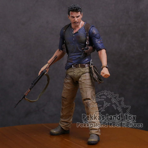 NECA Uncharted 4 A thorder's end NATHAN DRAKE Ultimate Edition ПВХ фигурка Коллекционная модель игрушки 18 см ► Фото 1/4