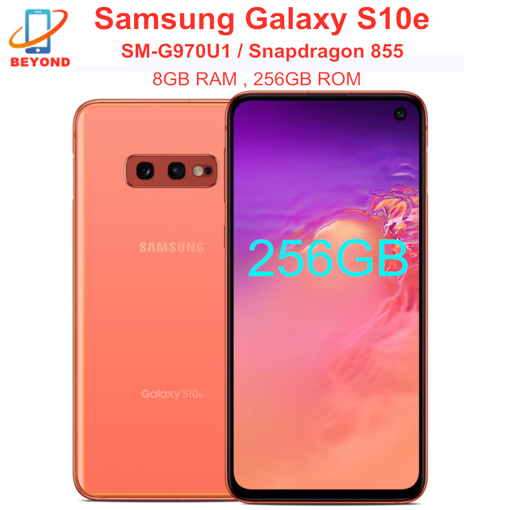 Samsung Galaxy S10e G970U G970U1 256 ГБ ОЗУ 8 Гб ПЗУ Snapdragon 855 Octa  Core мобильный телефон 5,8 