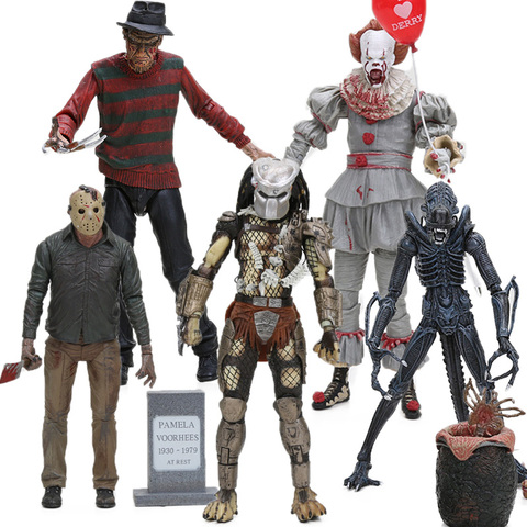 Клоун NECA Joker BJD Predator, 18-20 см, Пятница 13, окончательная глава, Джейсон вурхес, конечный Охотник за джунглями, фигурка из ПВХ ► Фото 1/6