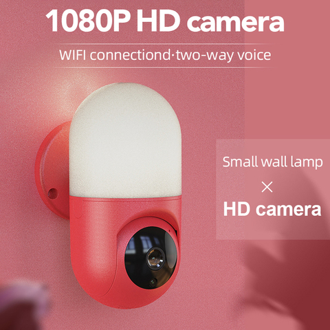 Новый 360 градусов вращающийся HD на открытом воздухе монитор WI-FI дистанционного Управление PTZ Камера для настенного светильника инфракрасны... ► Фото 1/6