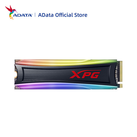 ADATA XPG SPECTRIX S40G RGB PCIE GEN3X4 M.2 2280 твердотельный накопитель 256 ГБ 512 1 ТБ SSD для ноутбука, настольного компьютера жесткого диска ПК ► Фото 1/1