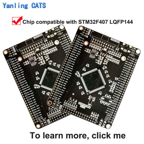 Пустая макетная плата STM32F4 для самостоятельной сварки Arm Cortex M4 MCU STM32F407ZEZGT6 STM32F417ZEZGT6 LQFP144, 2 шт. ► Фото 1/6