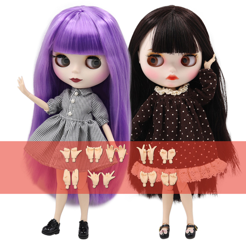 Ледяная фабричная кукла blyth 30 см 1/6 BJD, модное милое нормальное/шарнирное тело, дополнительный подарок, подарок для девочек, ледяная Специальная цена ► Фото 1/6