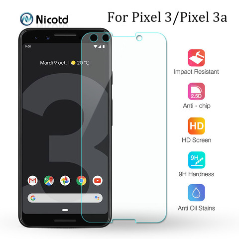 Закаленное стекло твердостью 9H для Google Pixel 3 3a, защитная пленка для Google Pixel 3a 3, стекло для Google Pixel3 3 a ► Фото 1/6